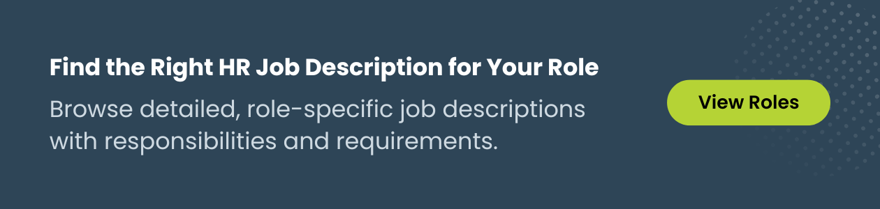 Find the right HR job description for your role with NextInHR