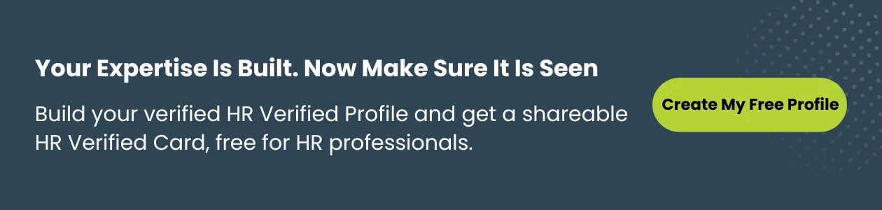 HR Verified Profile CTA