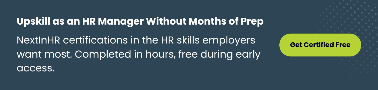 HR Certifications CTA