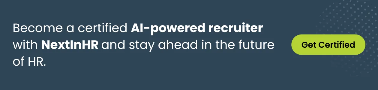 Become an AI powered Recruiter with NextInHR CTA