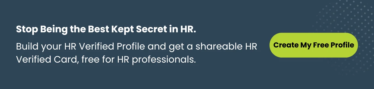 NextInHR HR Verified Profile CTA