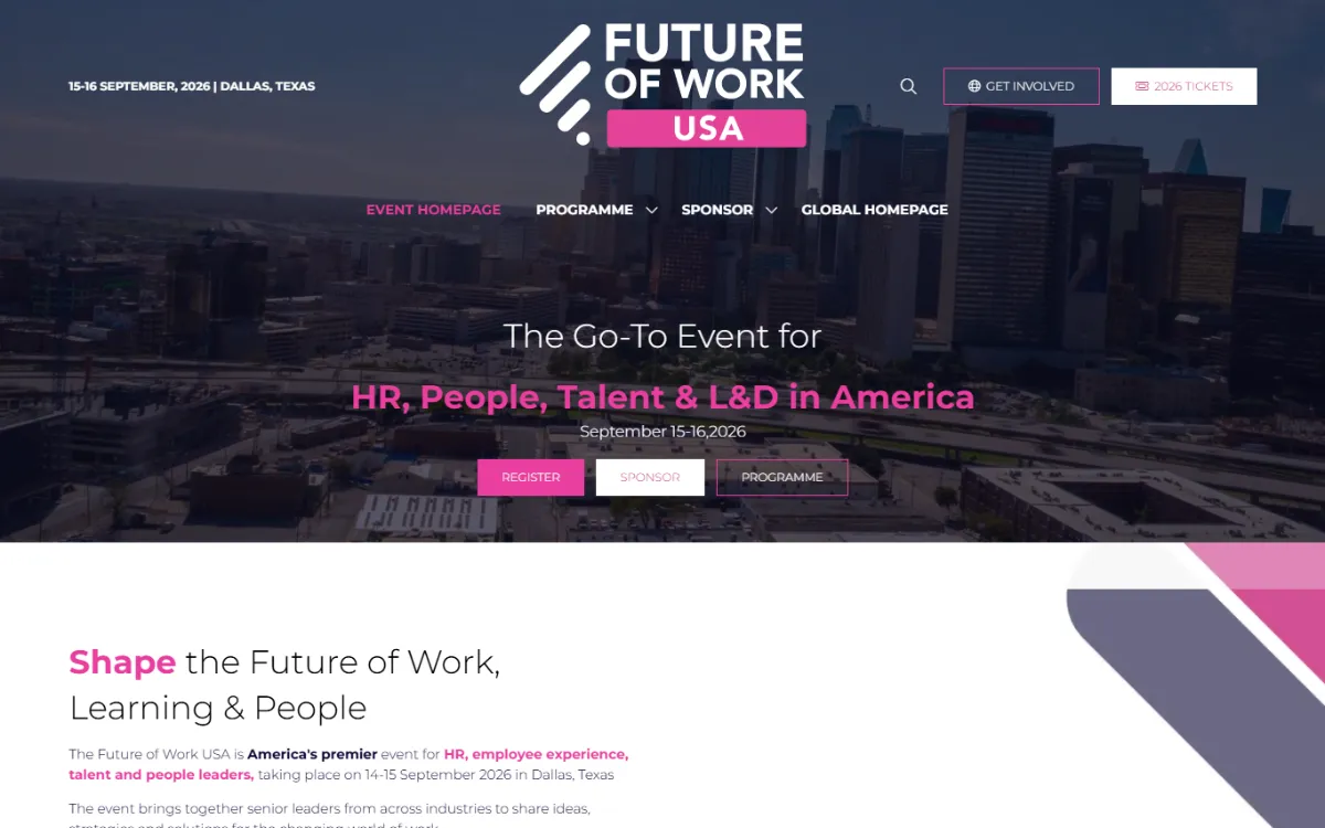 Future of Work USA 2026 Dallas