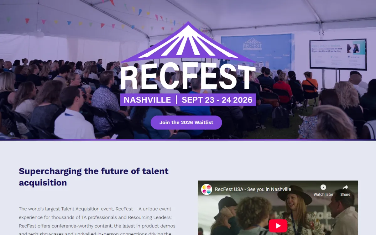 RecFest USA 2026 Nashville