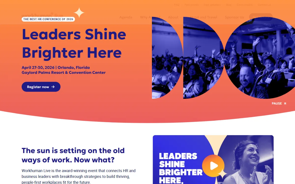 Workhuman Live 2026 Orlando